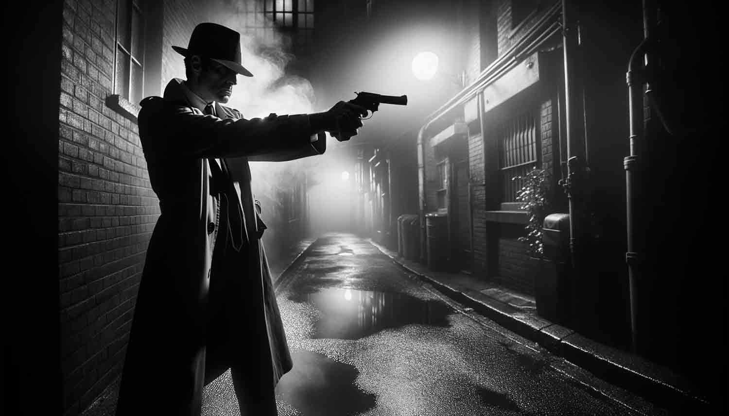 detective investigating a mystery